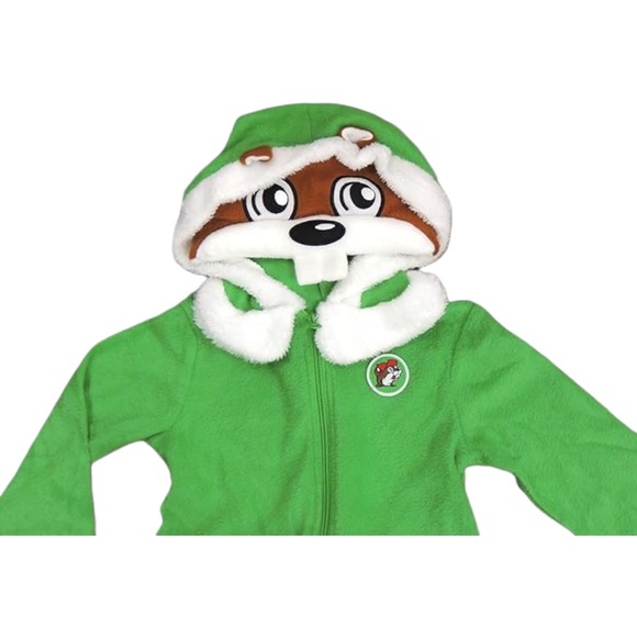 NEW / Buc-ee's unisex ADULT Elf Christmas 2024 Onesie - Picture 4 of 4